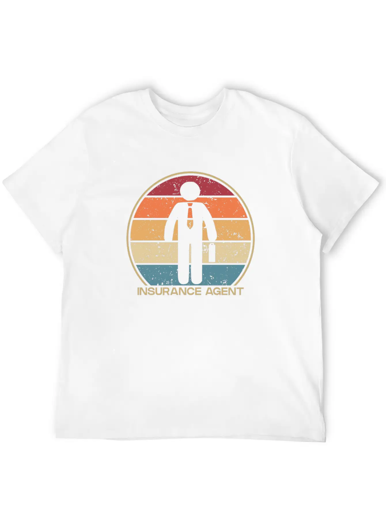 Retro Health Care Health Broker Life Insurance Stylish Everyday T-Shirt – Unisex Basic Cotton Tee