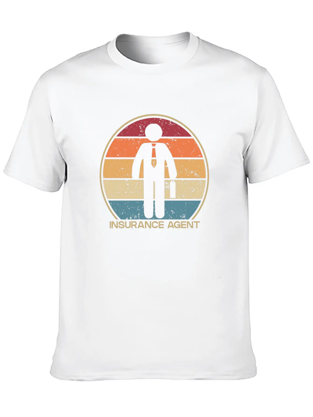 Retro Health Care Health Broker Life Insurance Stylish Everyday T-Shirt – Unisex Basic Cotton Tee