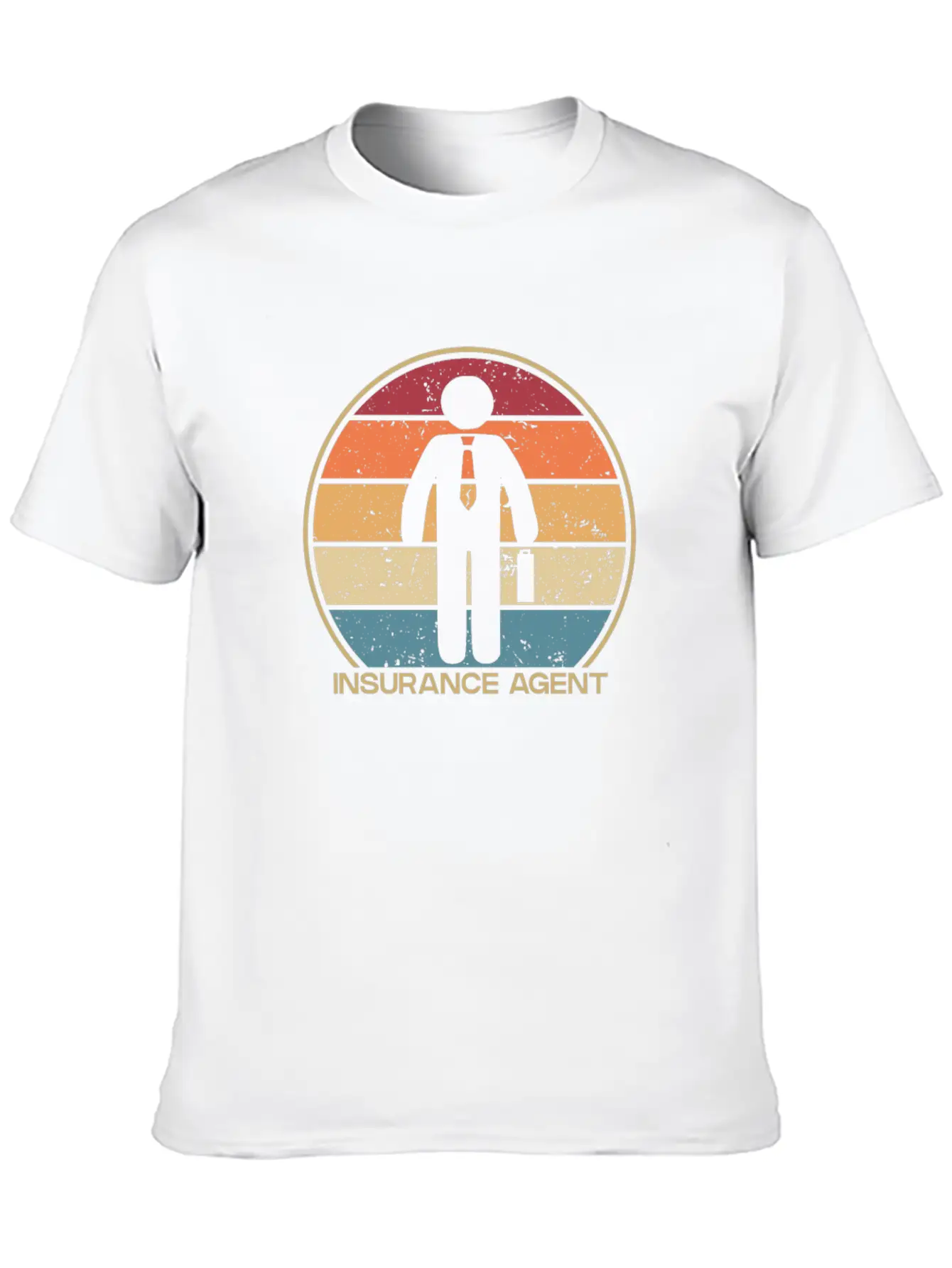 Retro Health Care Health Broker Life Insurance Stylish Everyday T-Shirt – Unisex Basic Cotton Tee