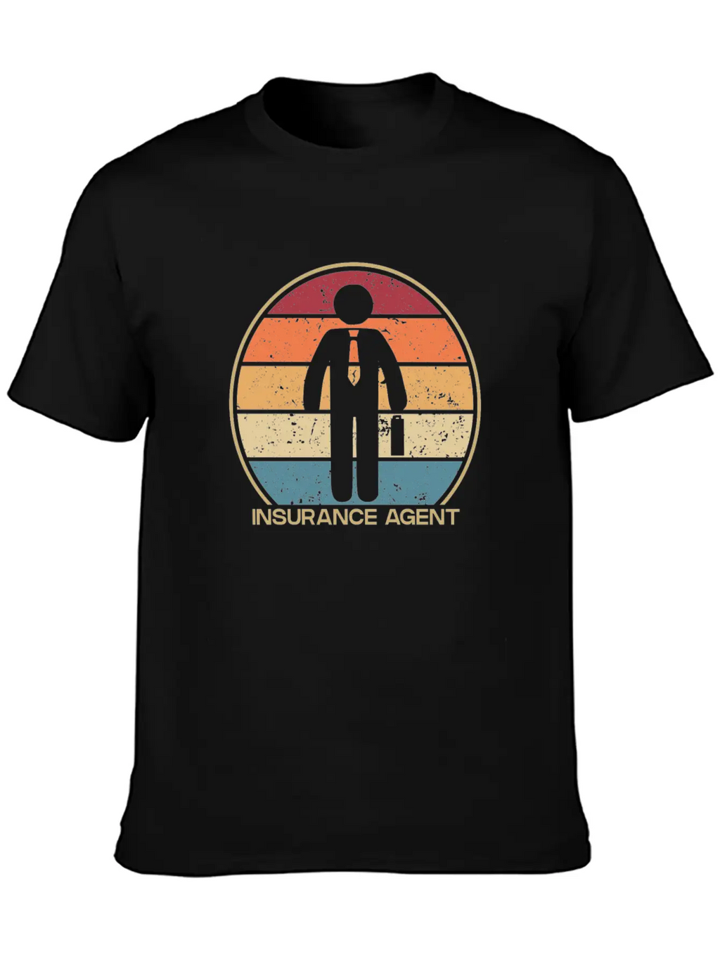 Retro Health Care Health Broker Life Insurance Stylish Everyday T-Shirt – Unisex Basic Cotton Tee