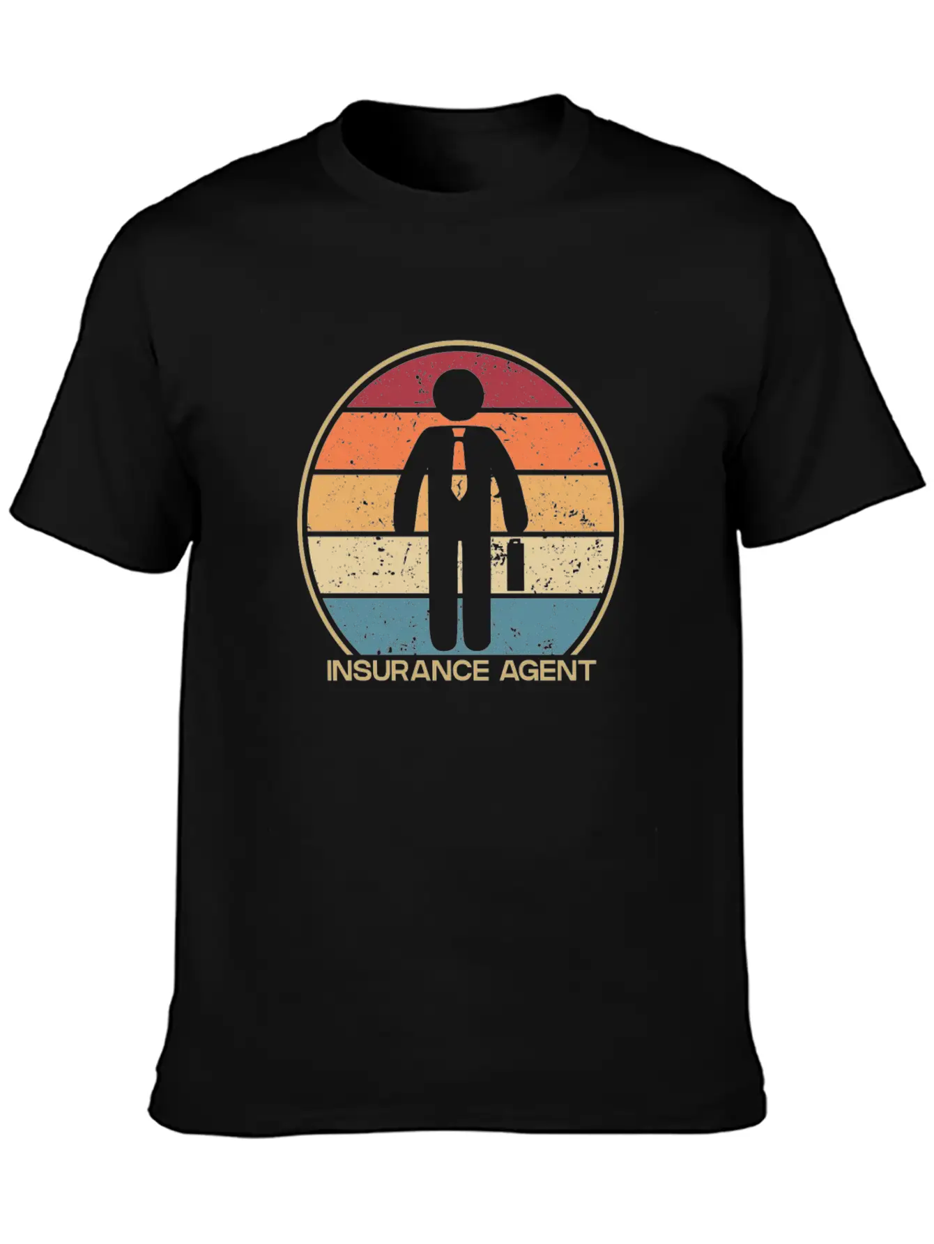 Retro Health Care Health Broker Life Insurance Stylish Everyday T-Shirt – Unisex Basic Cotton Tee