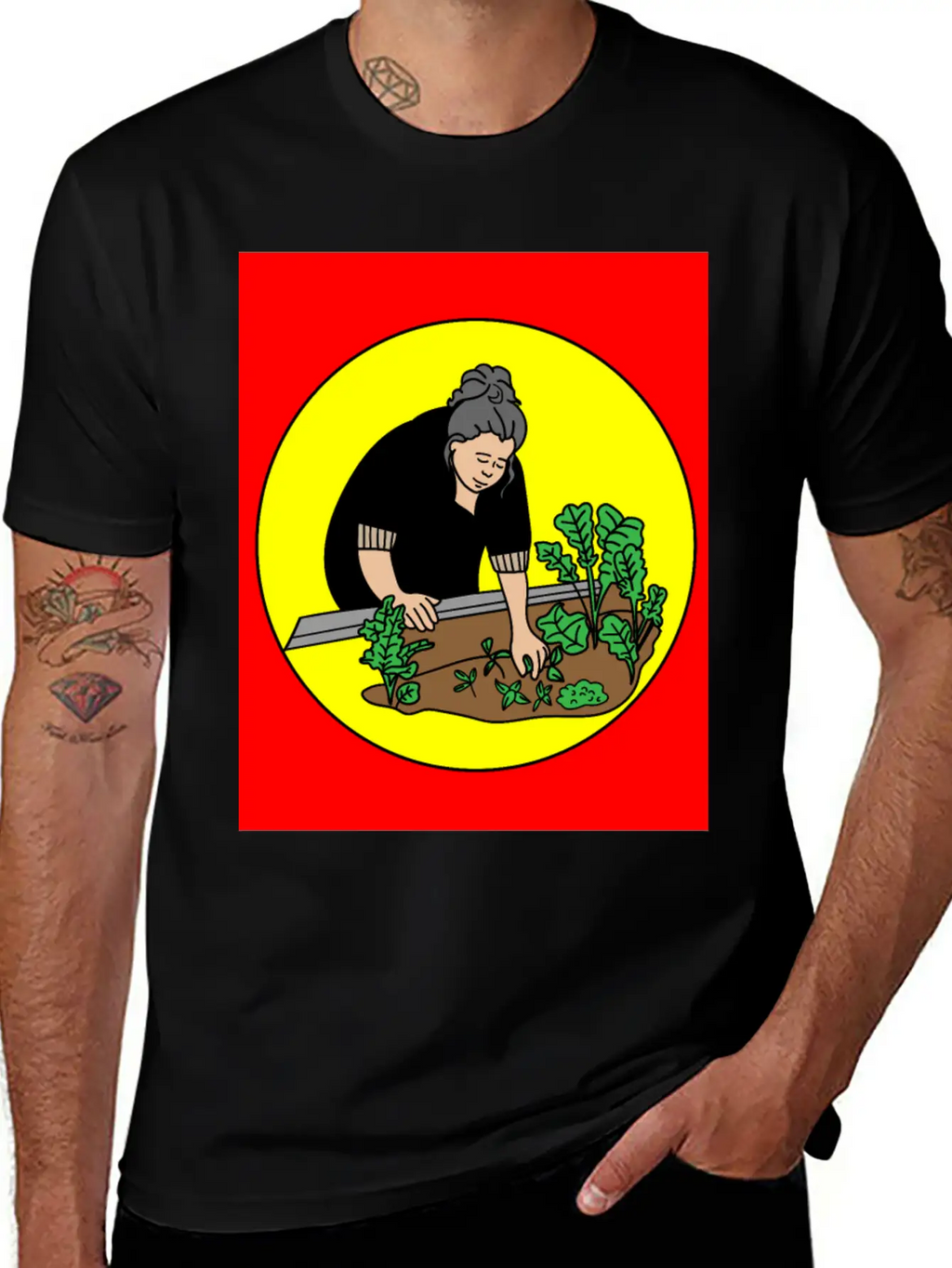 Retro Hobby Gardener Garden Gardener Relaxed Everyday Tee – Lightweight And Durable Cotton
