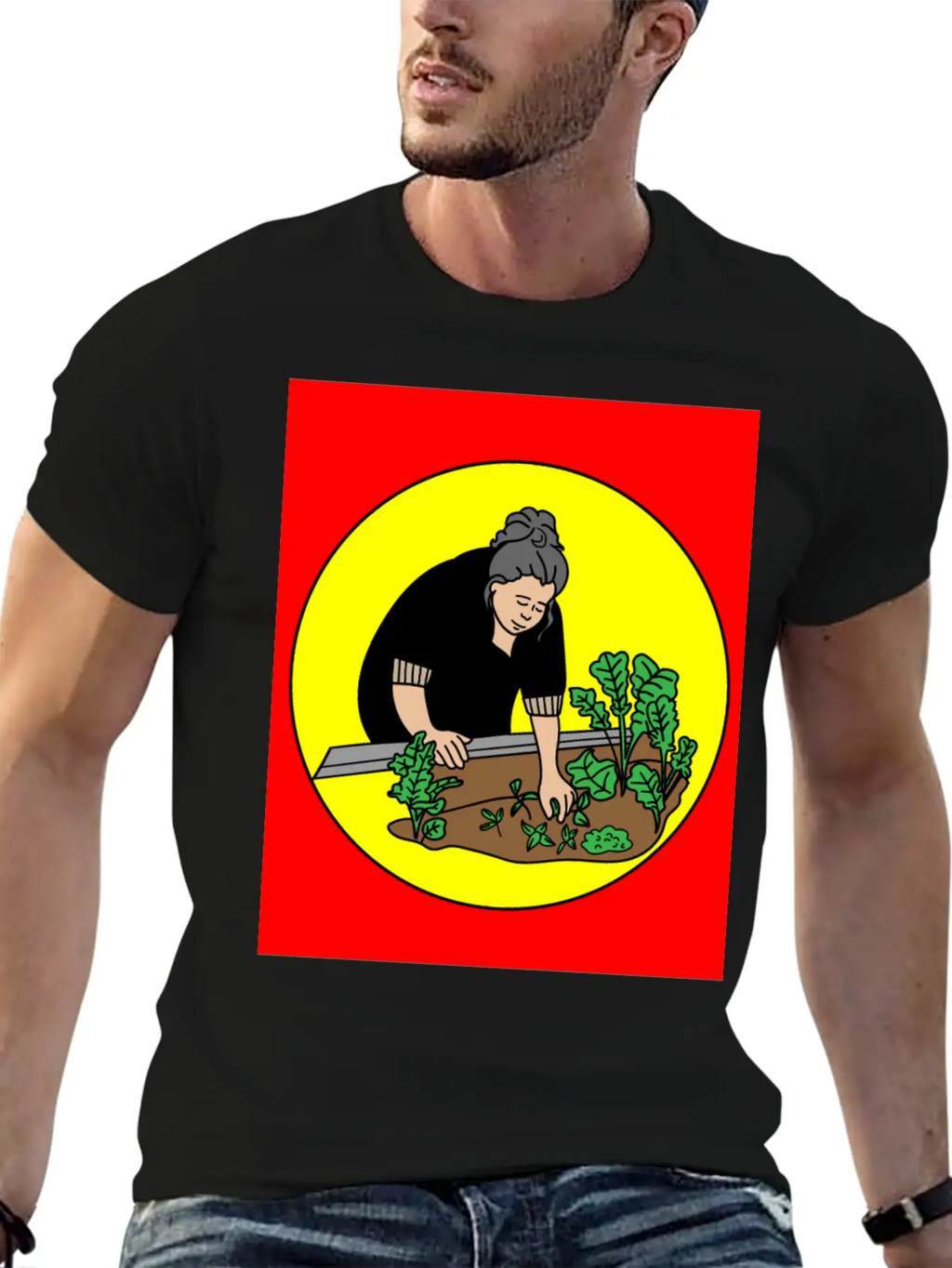 Retro Hobby Gardener Garden Gardener Relaxed Everyday Tee – Lightweight And Durable Cotton