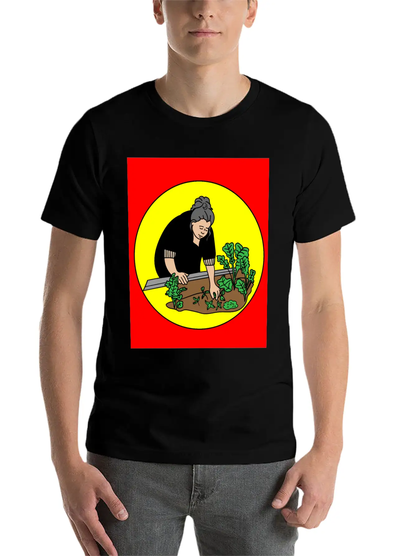 Retro Hobby Gardener Garden Gardener Relaxed Everyday Tee – Lightweight And Durable Cotton