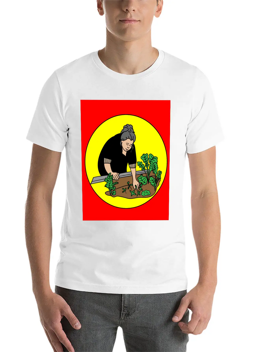 Retro Hobby Gardener Garden Gardener Relaxed Everyday Tee – Lightweight And Durable Cotton