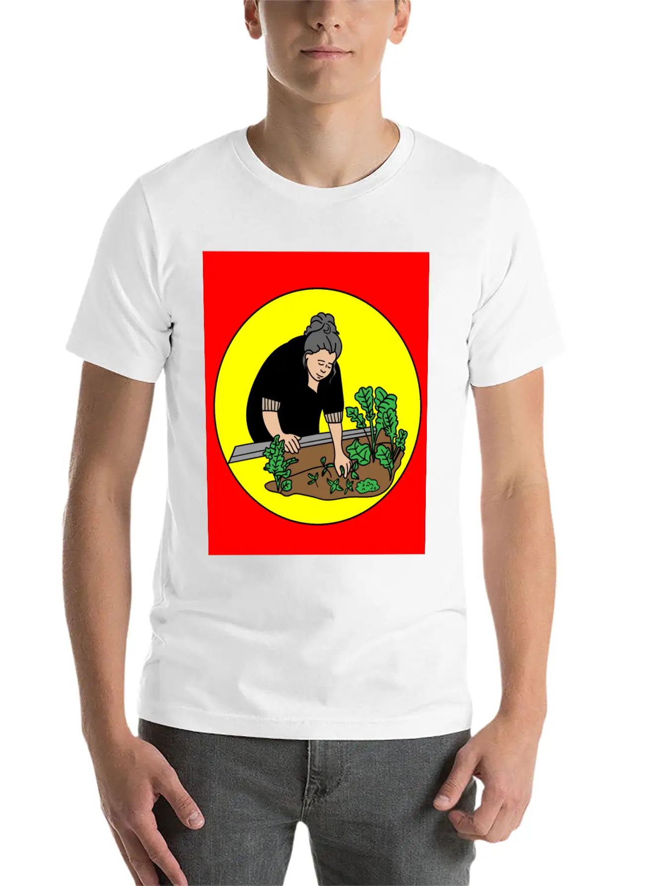 Retro Hobby Gardener Garden Gardener Relaxed Everyday Tee – Lightweight And Durable Cotton