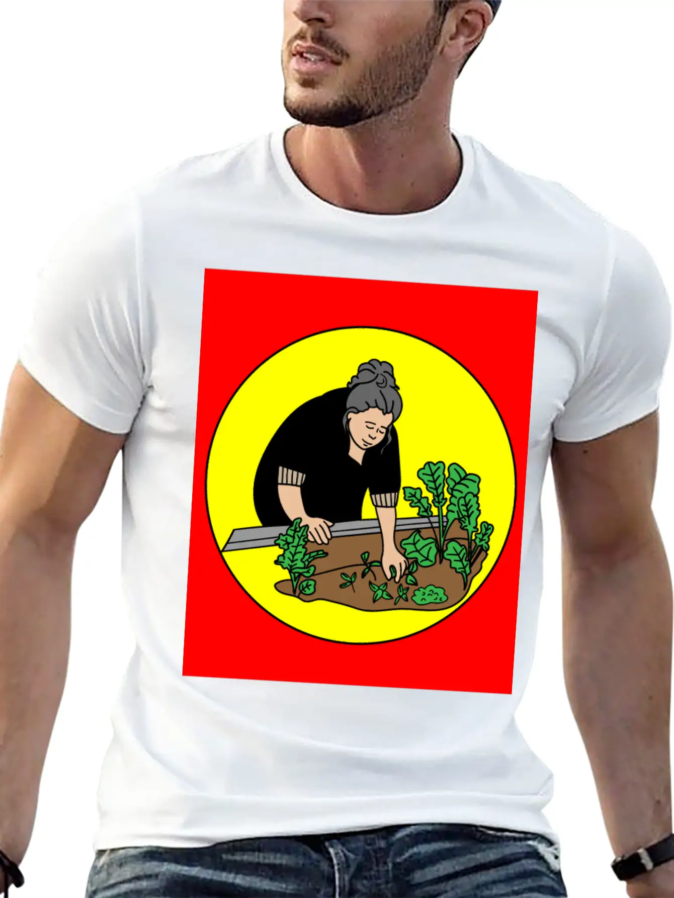 Retro Hobby Gardener Garden Gardener Relaxed Everyday Tee – Lightweight And Durable Cotton