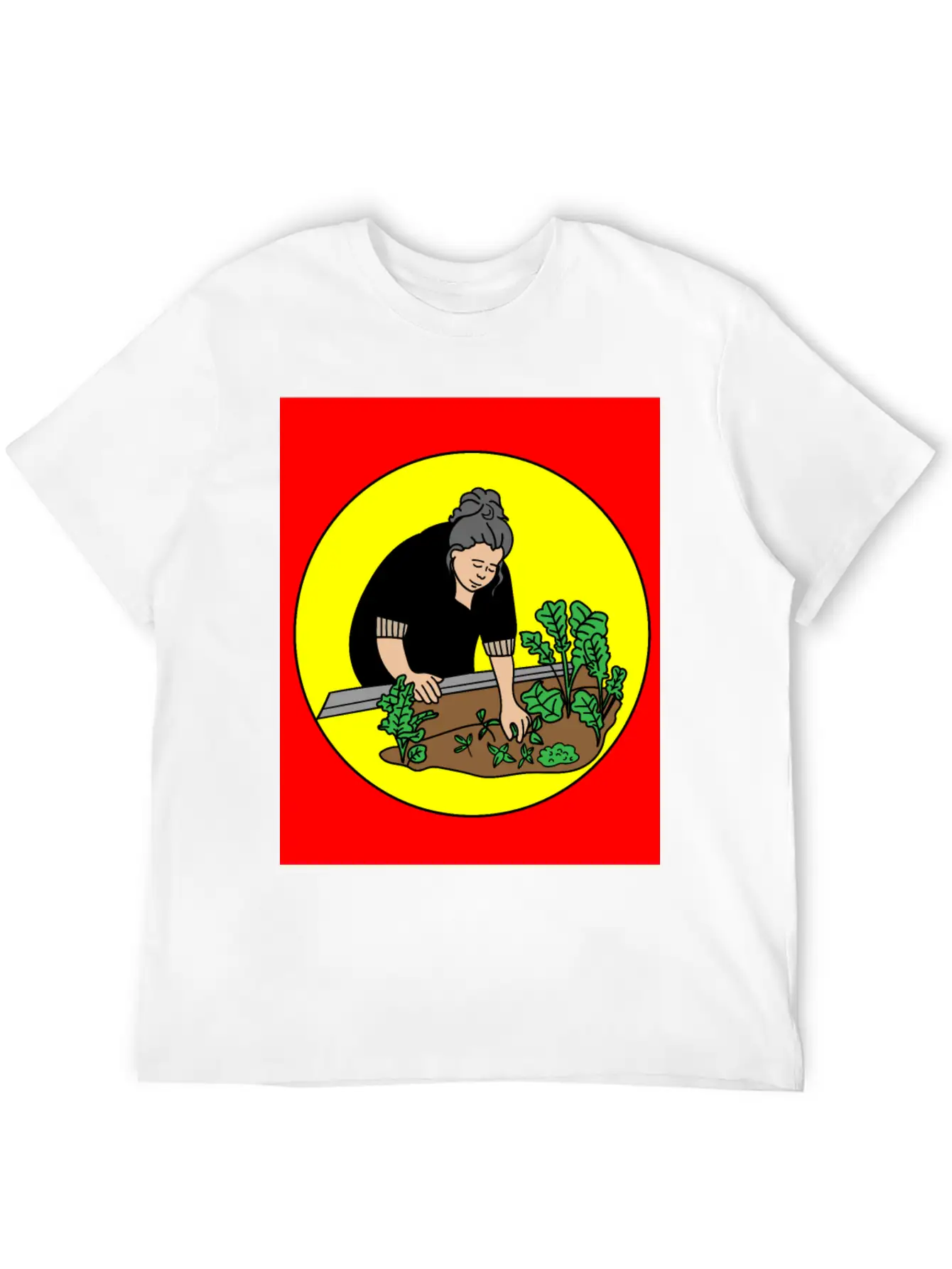 Retro Hobby Gardener Garden Gardener Relaxed Everyday Tee – Lightweight And Durable Cotton
