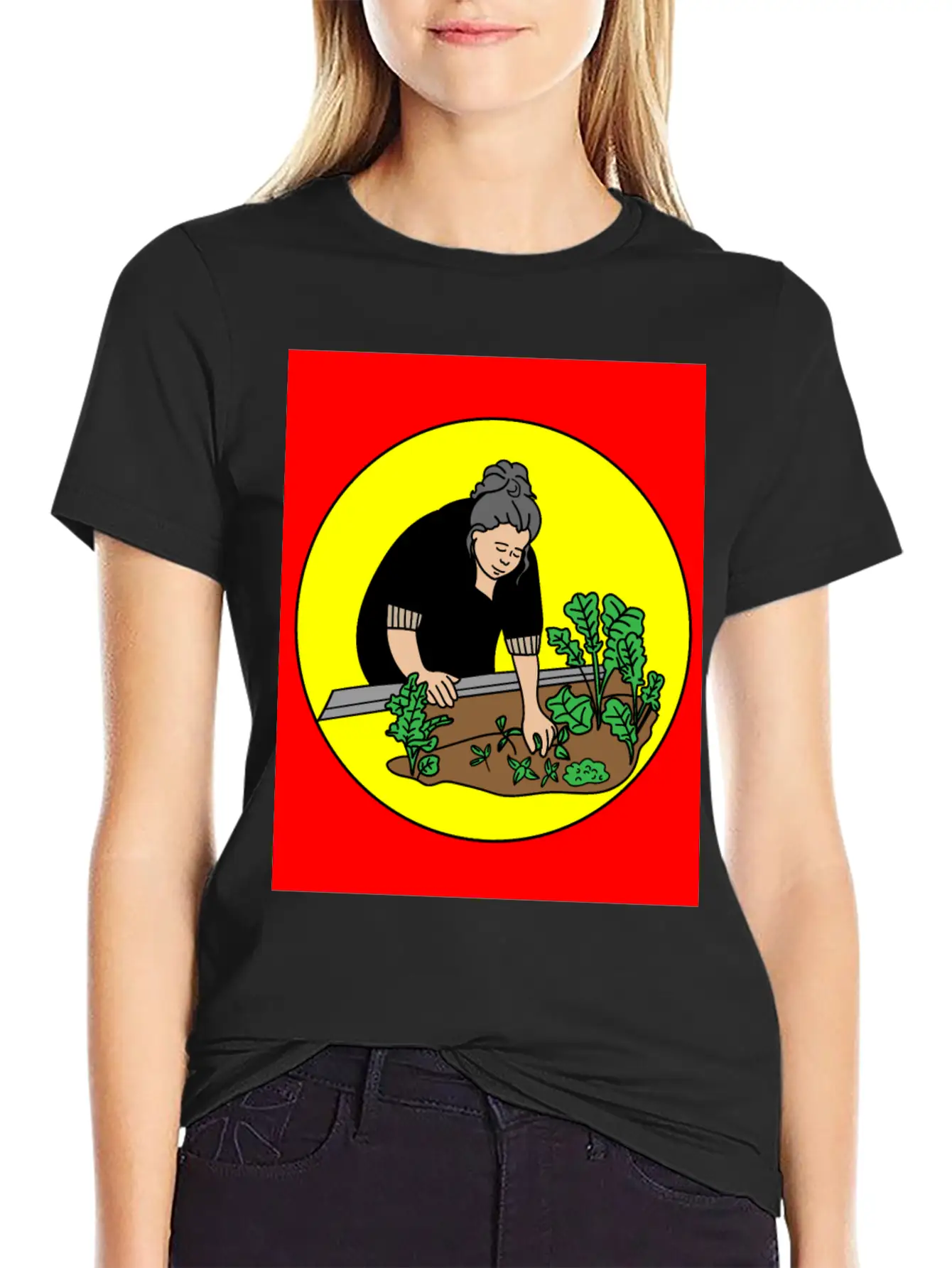 Retro Hobby Gardener Garden Gardener Relaxed Everyday Tee – Lightweight And Durable Cotton