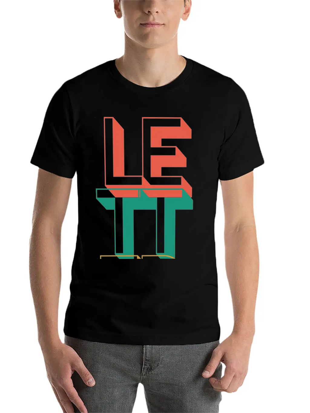 Retro Letter Breathable Soft Cotton T-Shirt – Timeless Casual Look