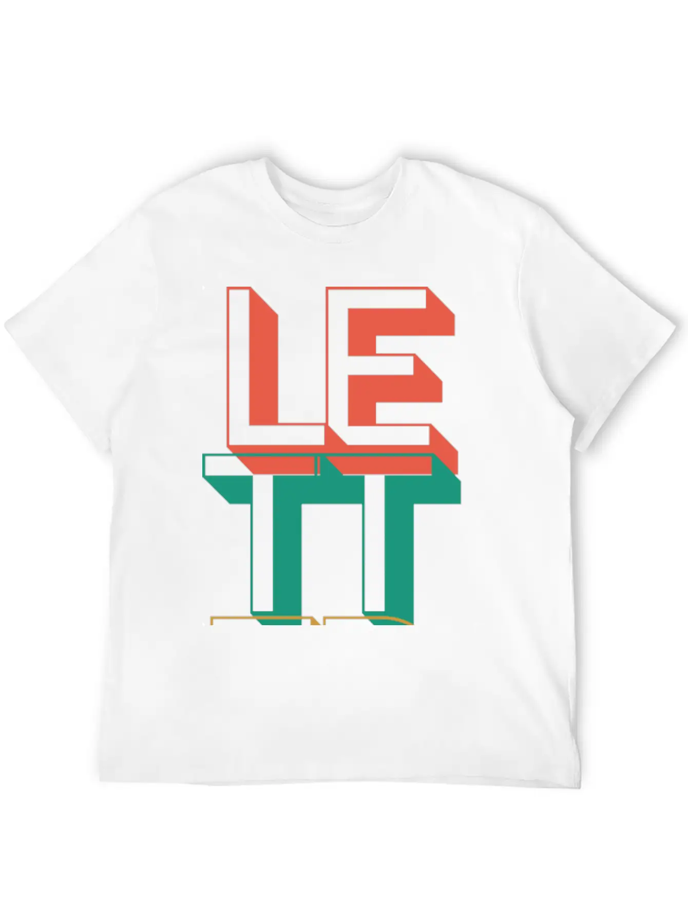 Retro Letter Breathable Soft Cotton T-Shirt – Timeless Casual Look