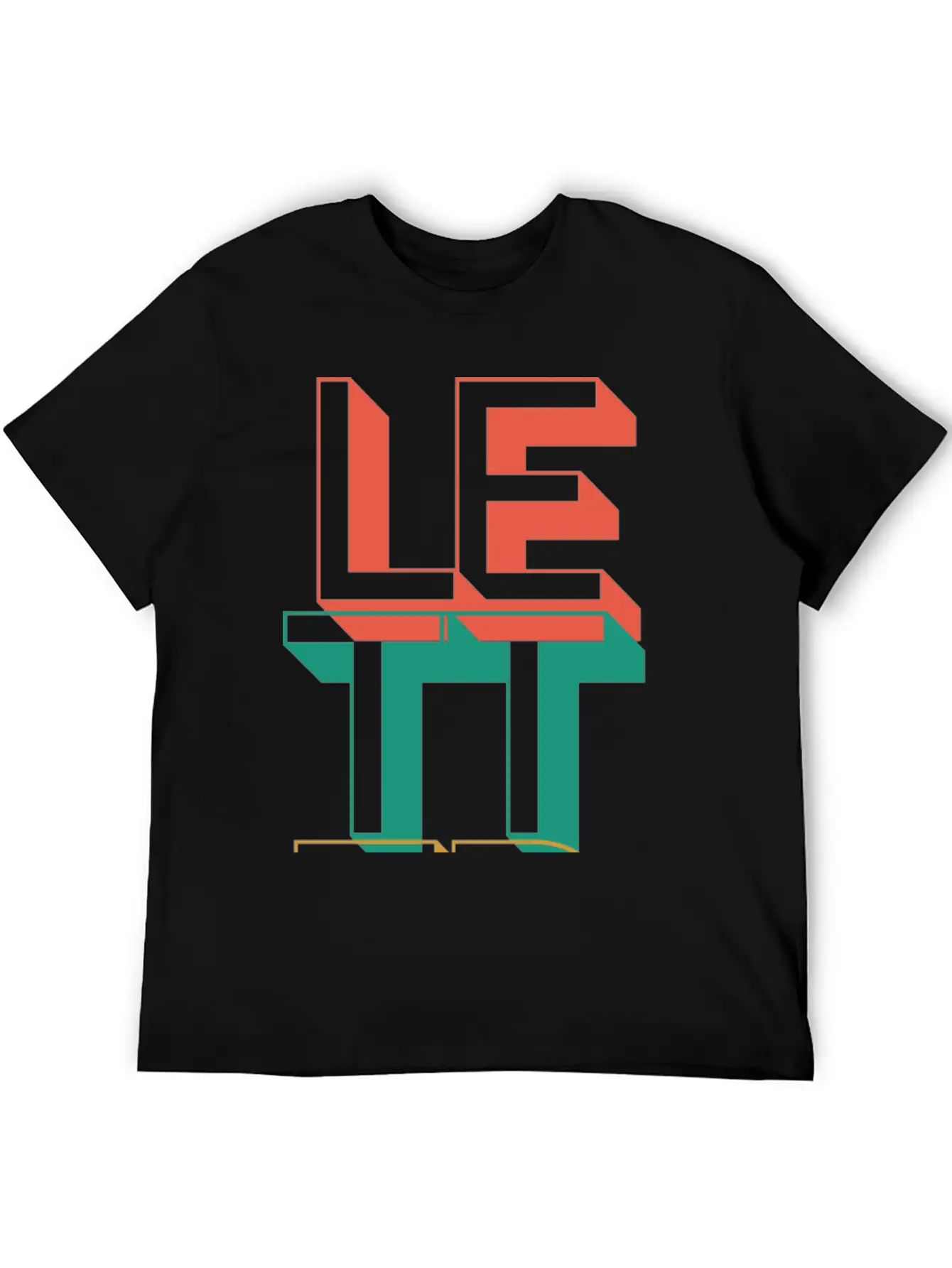 Retro Letter Breathable Soft Cotton T-Shirt – Timeless Casual Look