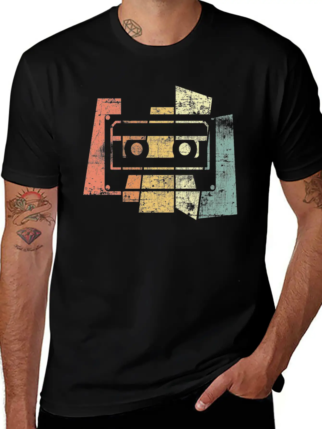 Retro Music Classic Cotton Tee – Unisex Comfort For Any Season