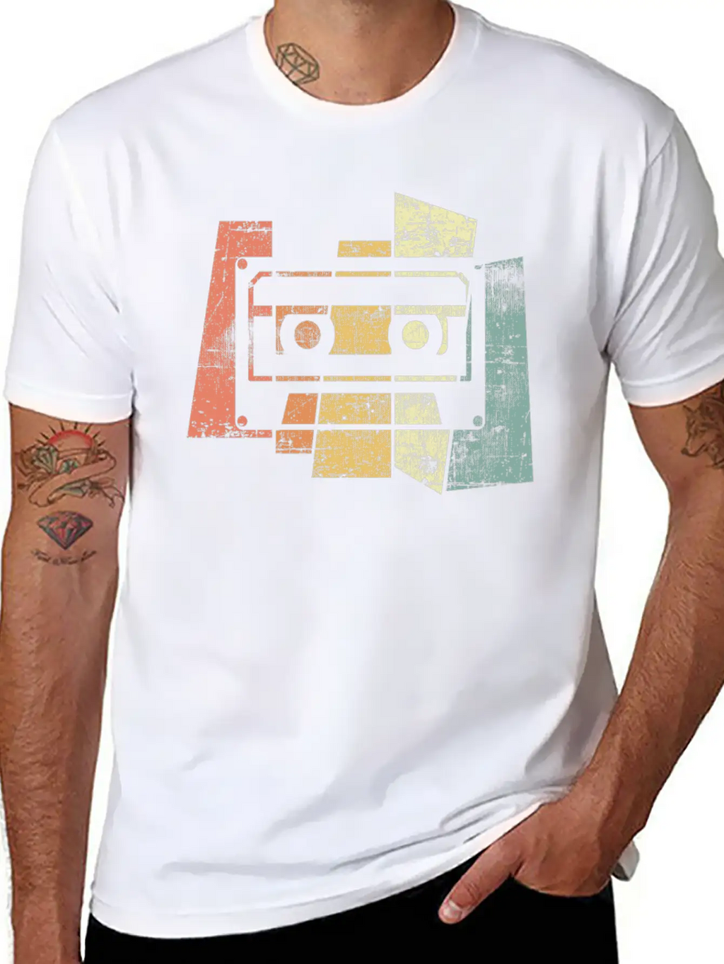 Retro Music Classic Cotton Tee – Unisex Comfort For Any Season