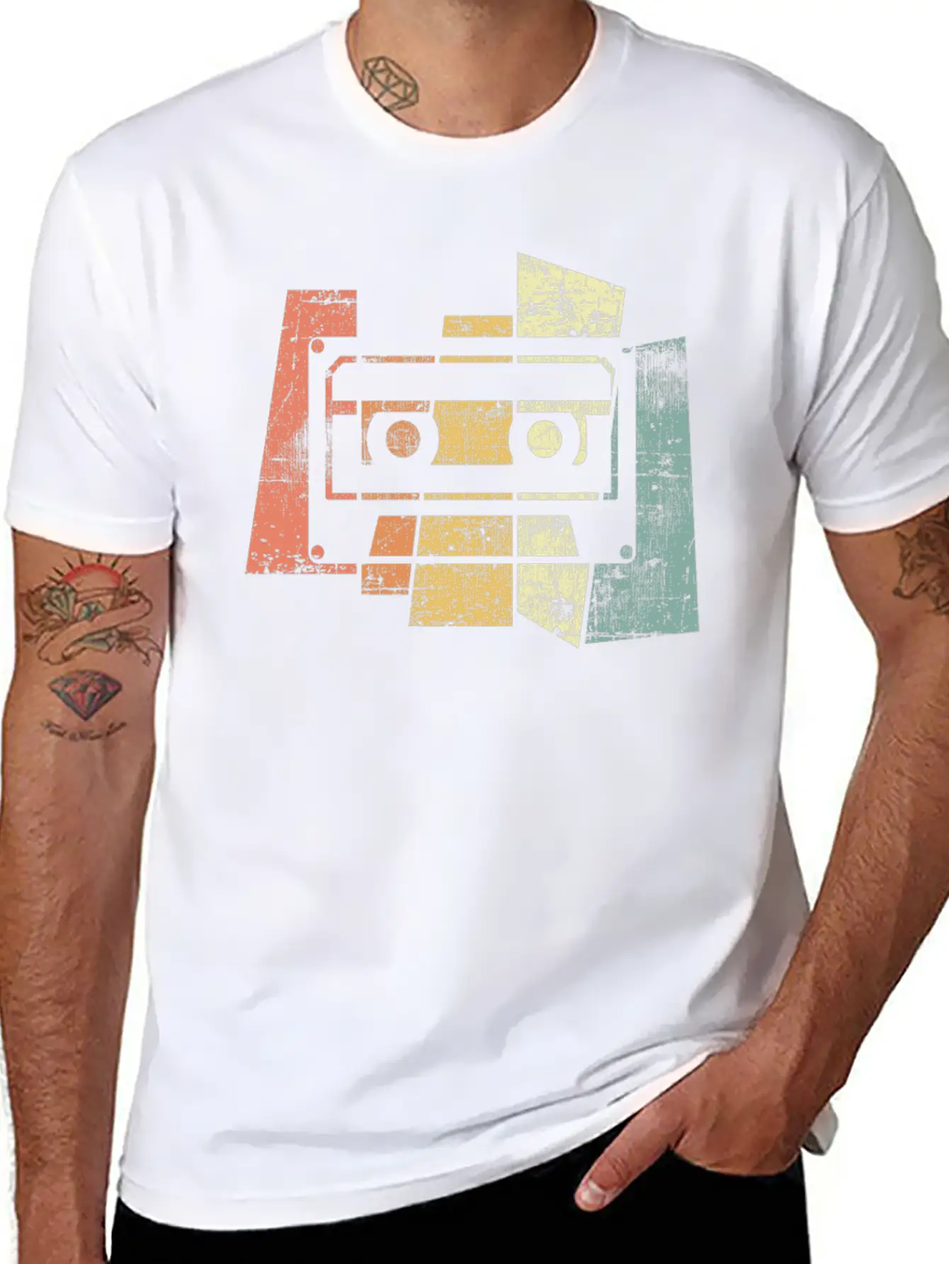 Retro Music Classic Cotton Tee – Unisex Comfort For Any Season
