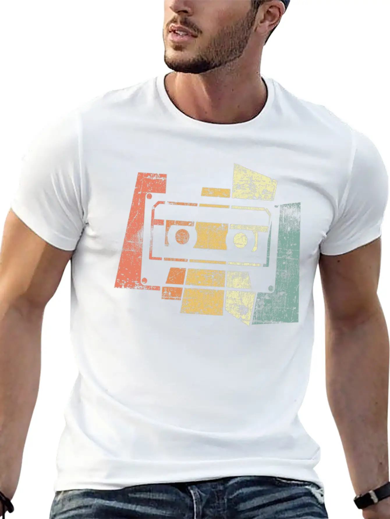Retro Music Classic Cotton Tee – Unisex Comfort For Any Season