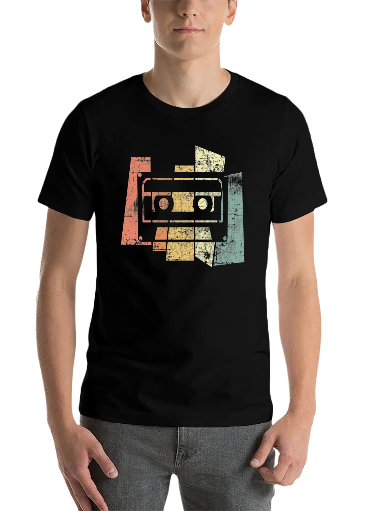 Retro Music Classic Cotton Tee – Unisex Comfort For Any Season