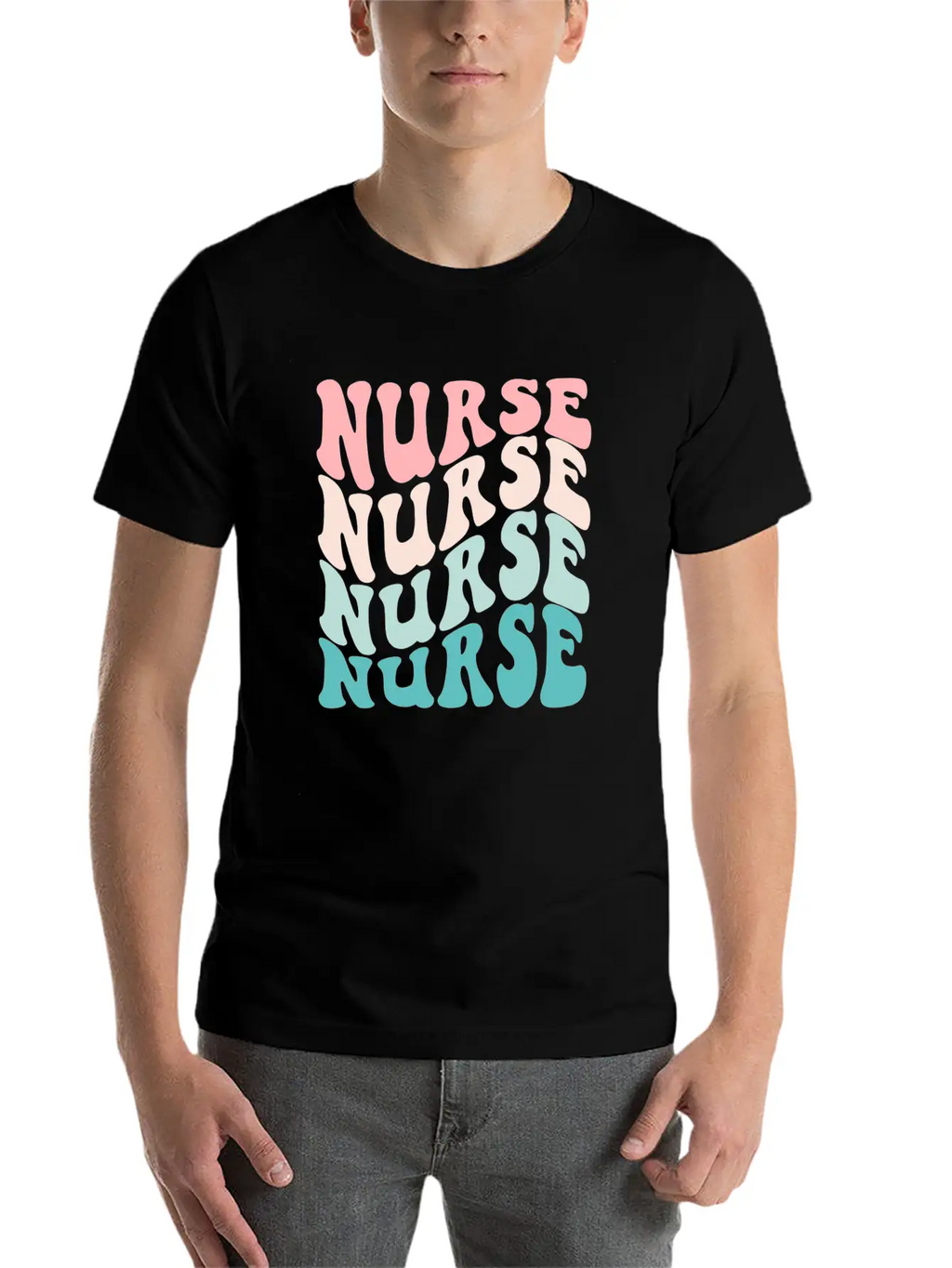 Retro Nurse Graduation Nursing School Modern Fit Casual T-Shirt – Clean And Versatile Design