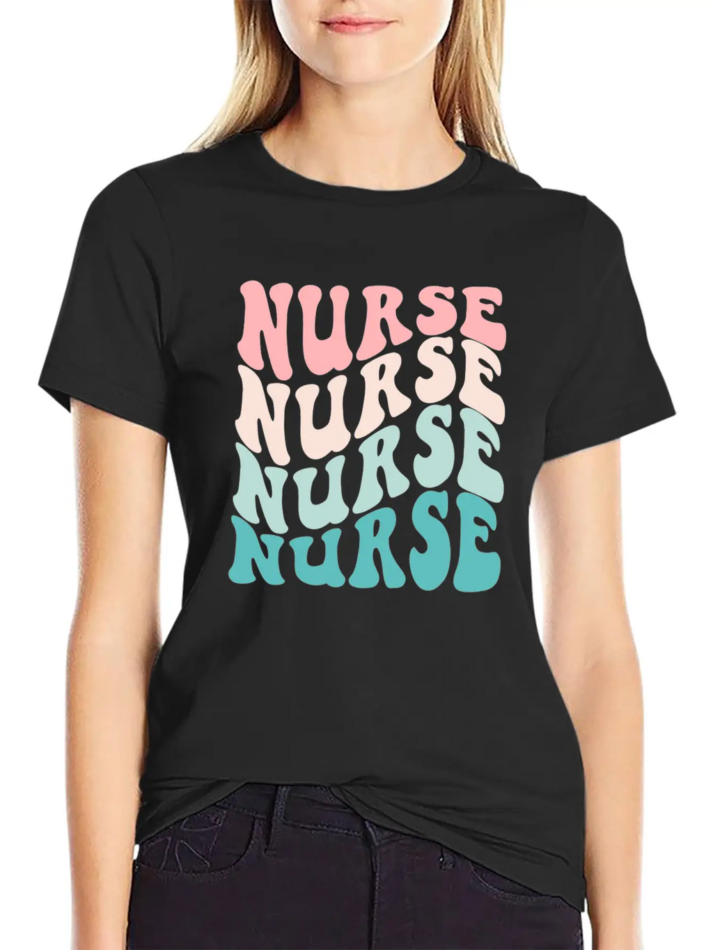 Retro Nurse Graduation Nursing School Modern Fit Casual T-Shirt – Clean And Versatile Design