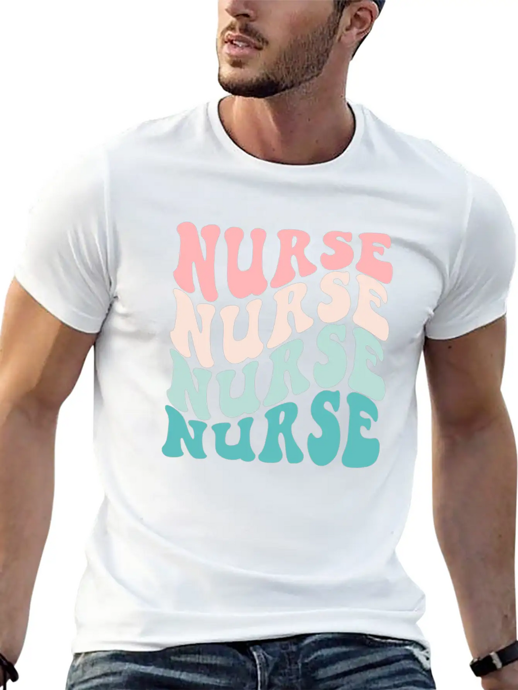 Retro Nurse Graduation Nursing School Modern Fit Casual T-Shirt – Clean And Versatile Design