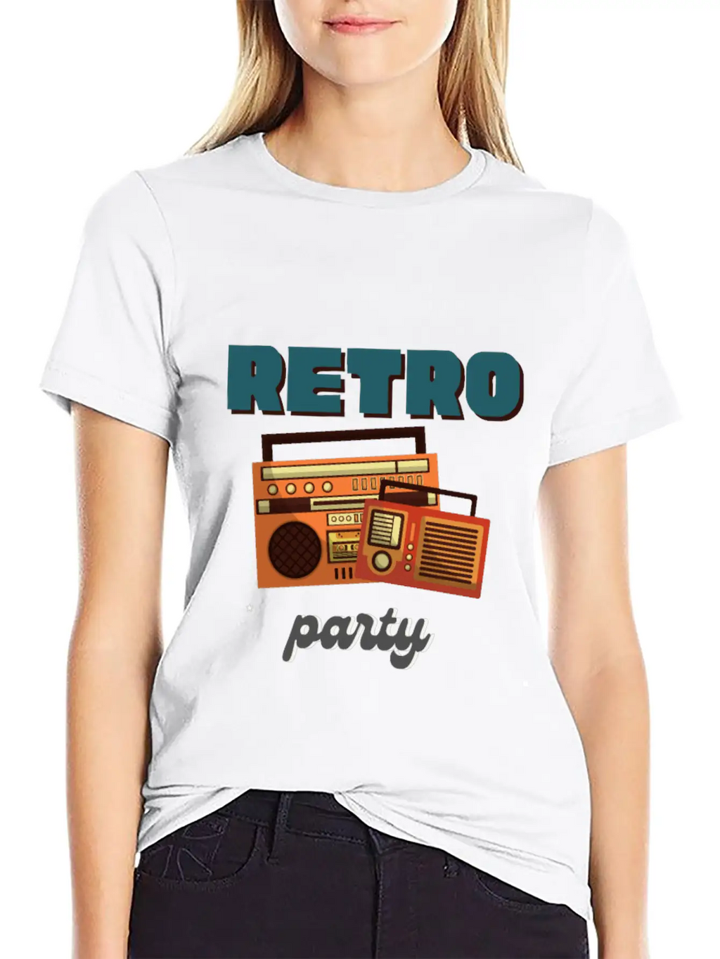 Retro Party Basic Graphic T-Shirt – Daily Comfort In Soft Cotton