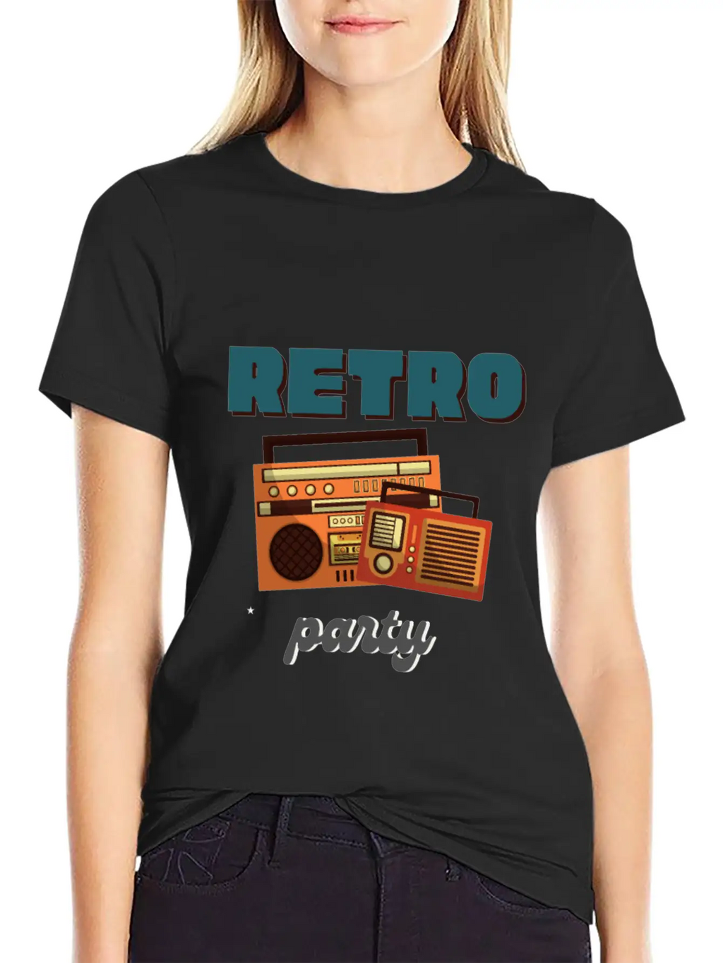 Retro Party Basic Graphic T-Shirt – Daily Comfort In Soft Cotton