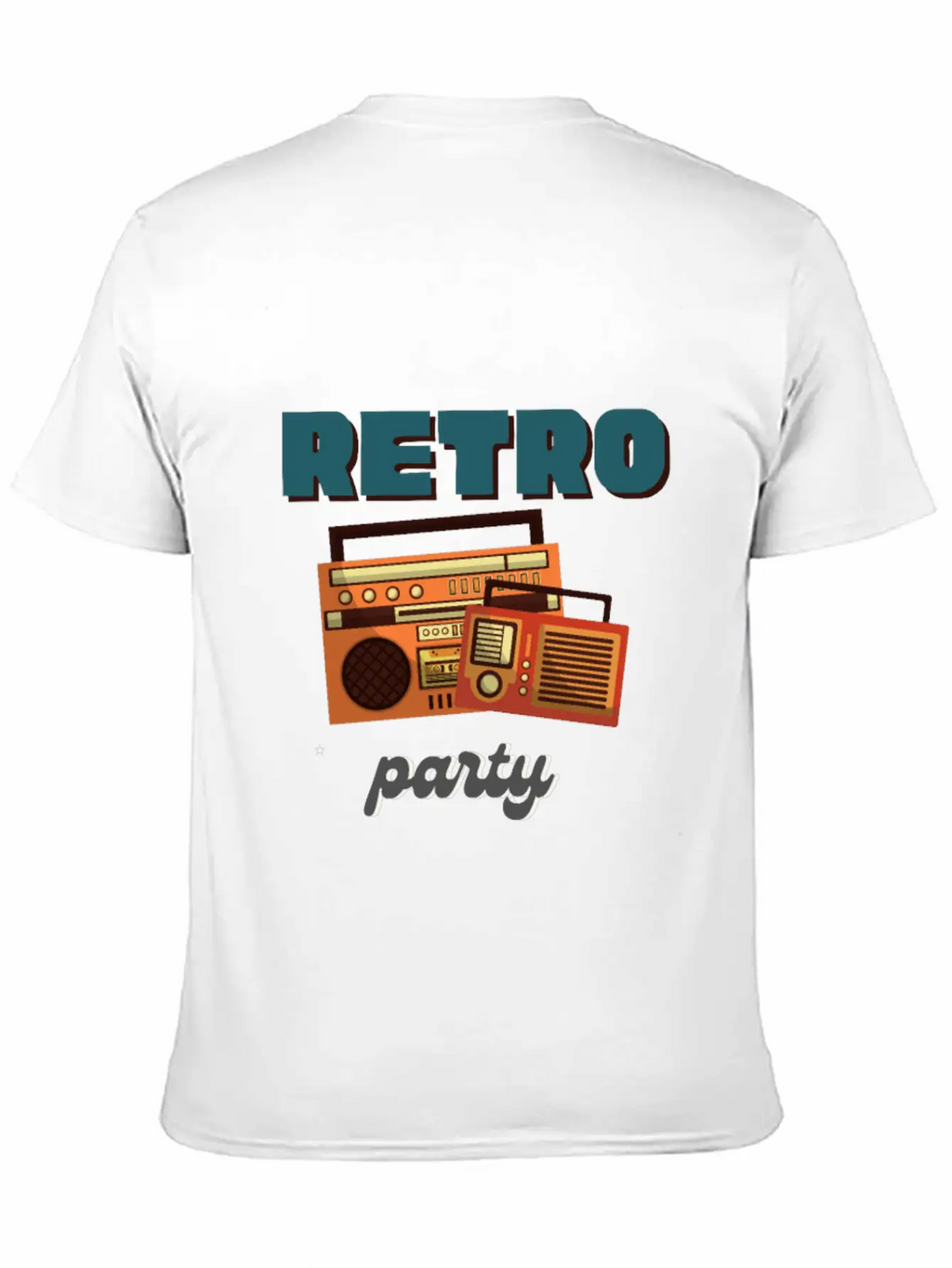Retro Party Basic Graphic T-Shirt – Daily Comfort In Soft Cotton