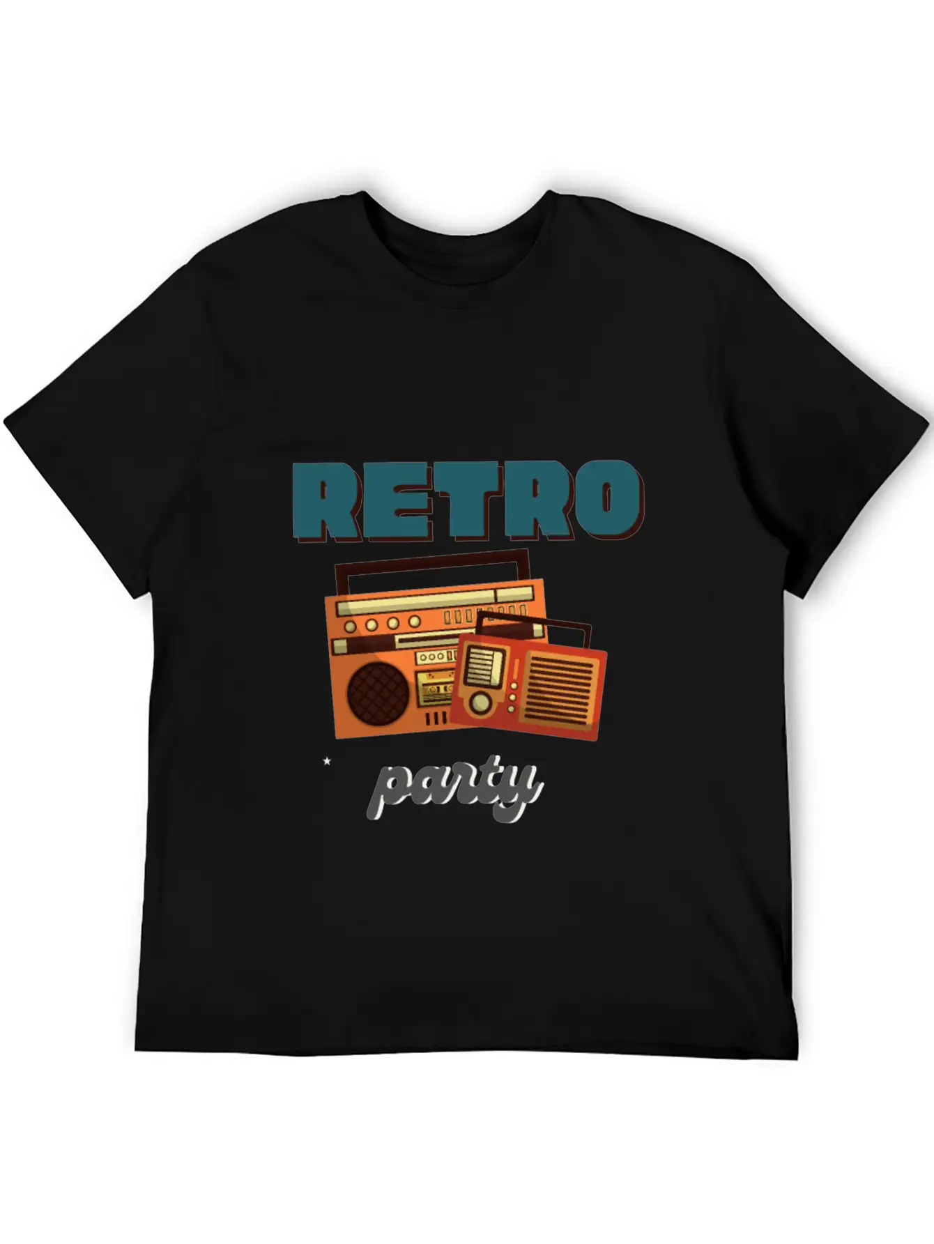 Retro Party Basic Graphic T-Shirt – Daily Comfort In Soft Cotton