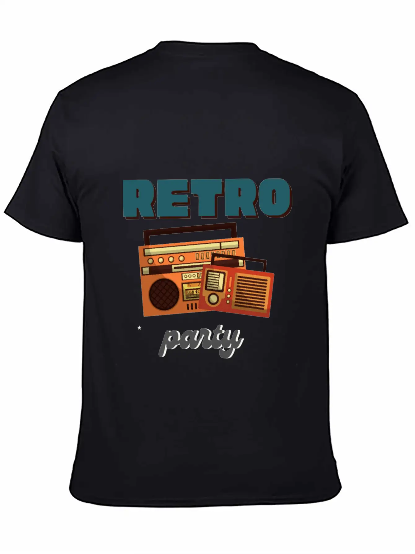 Retro Party Basic Graphic T-Shirt – Daily Comfort In Soft Cotton