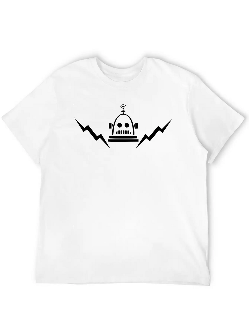 Retro Robot (glow-in-the-dark) Unisex Casual T-Shirt – Clean Design For Daily Comfort