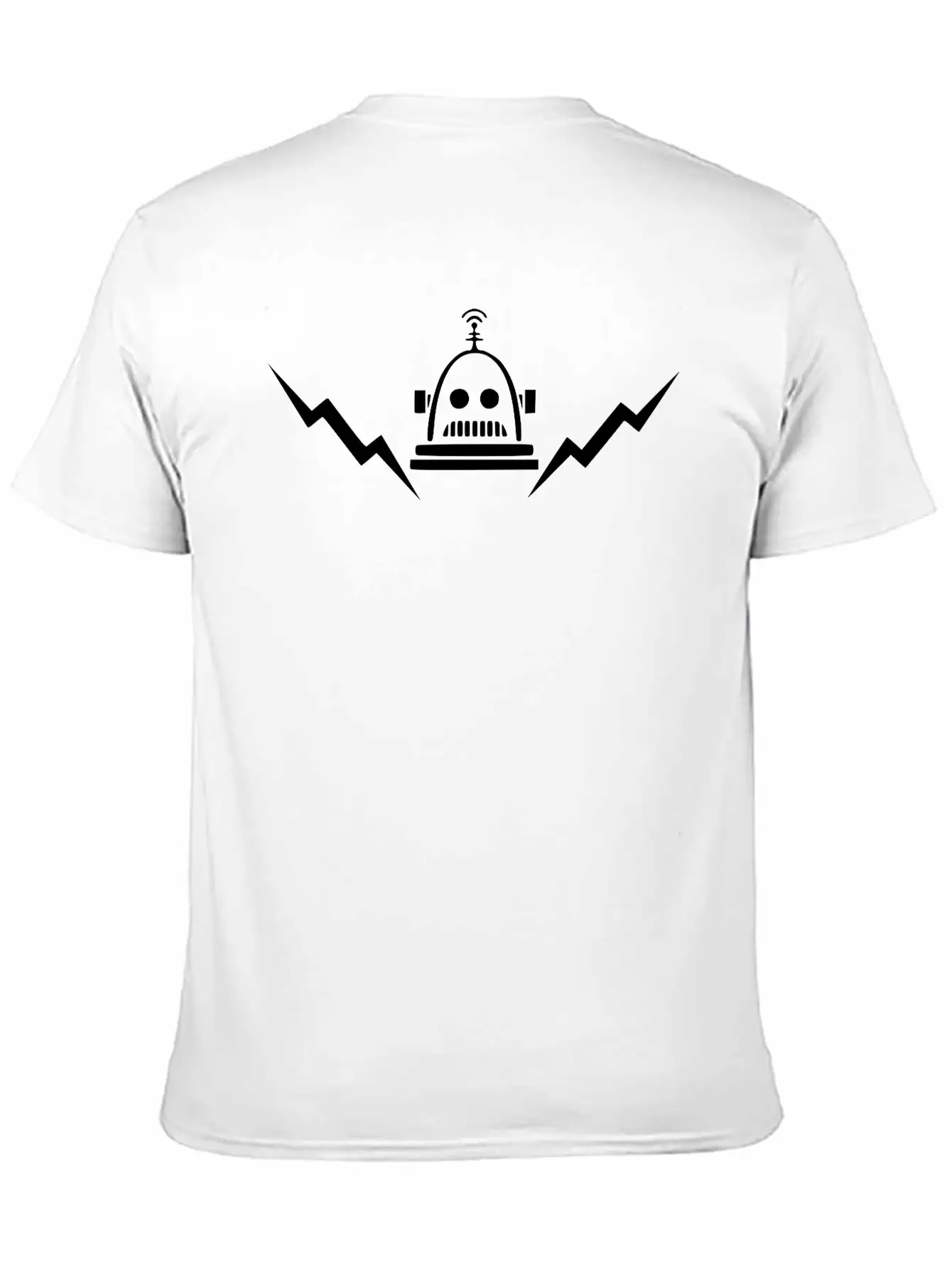 Retro Robot (glow-in-the-dark) Unisex Casual T-Shirt – Clean Design For Daily Comfort