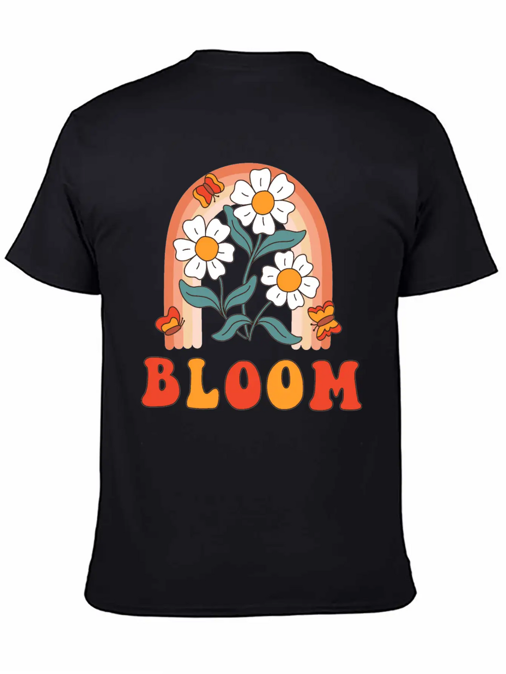 Retro Slogan Bloom With Hippie Flowers Daisies Classic Cotton Tee – Unisex Comfort For Any Season