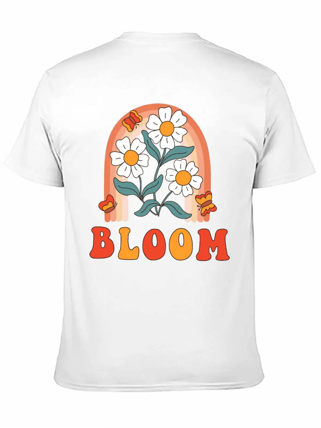 Retro Slogan Bloom With Hippie Flowers Daisies Classic Cotton Tee – Unisex Comfort For Any Season