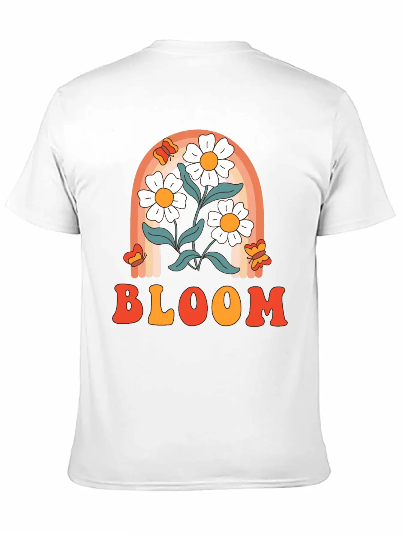Retro Slogan Bloom With Hippie Flowers Daisies Classic Cotton Tee – Unisex Comfort For Any Season