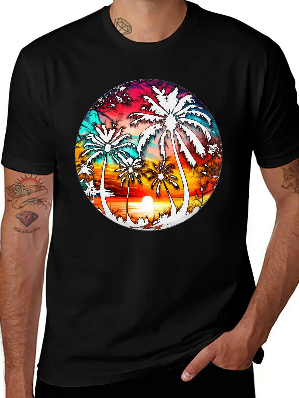 Retro Sunset Timeless Short Sleeve Tee – Comfy And Minimalist Design