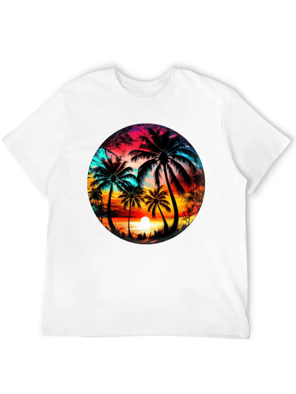 Retro Sunset Timeless Short Sleeve Tee – Comfy And Minimalist Design