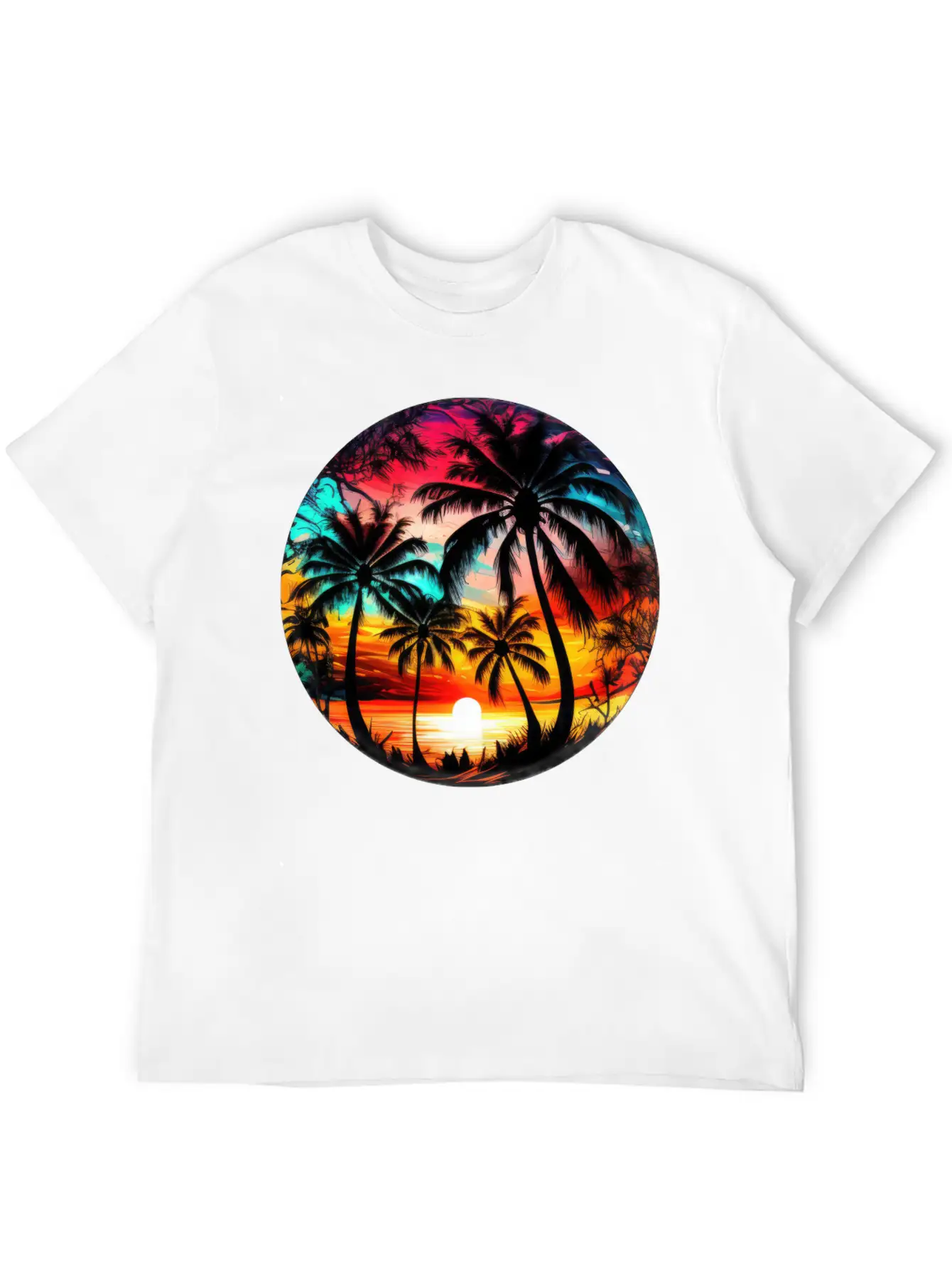 Retro Sunset Timeless Short Sleeve Tee – Comfy And Minimalist Design