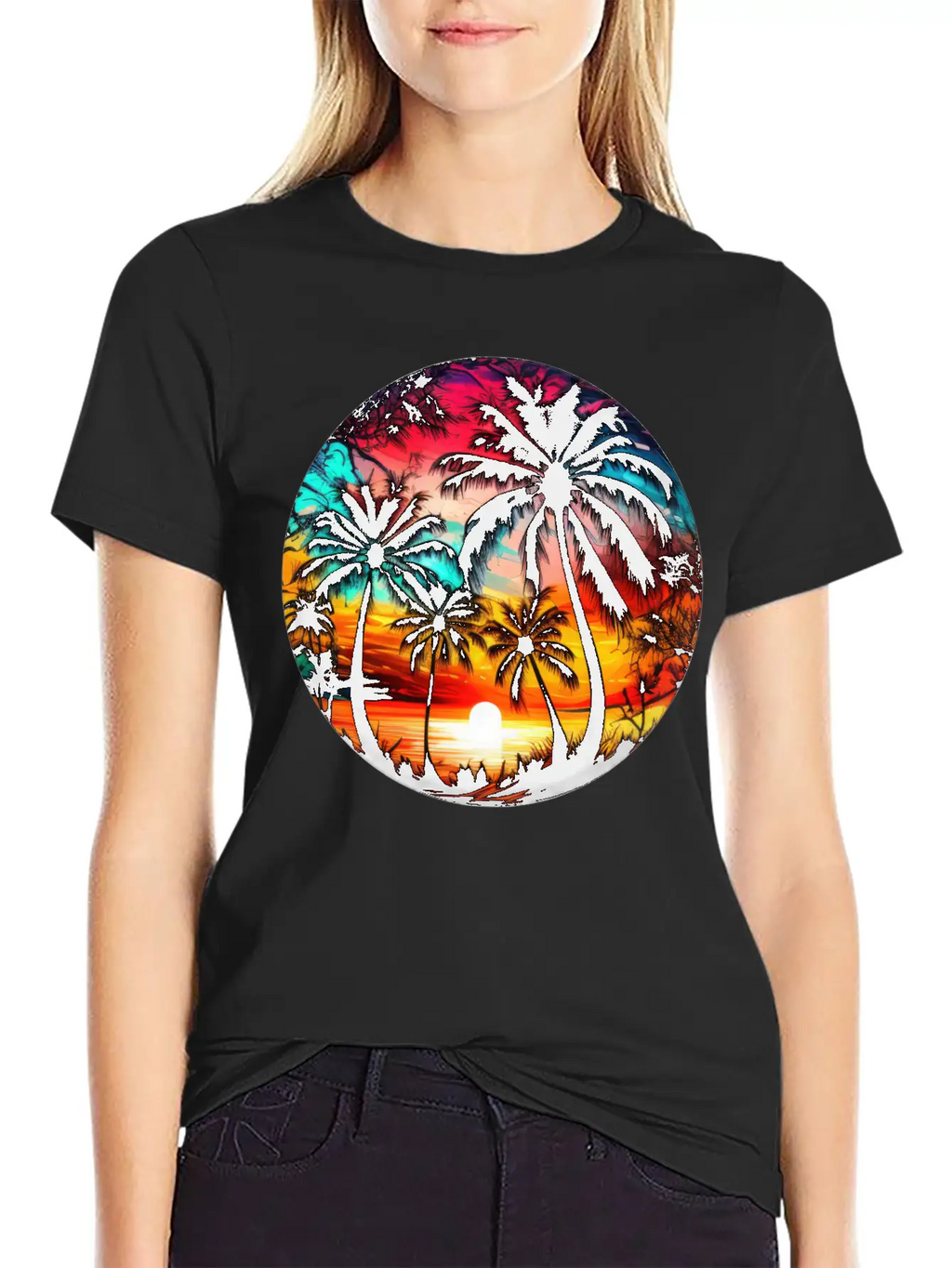 Retro Sunset Timeless Short Sleeve Tee – Comfy And Minimalist Design