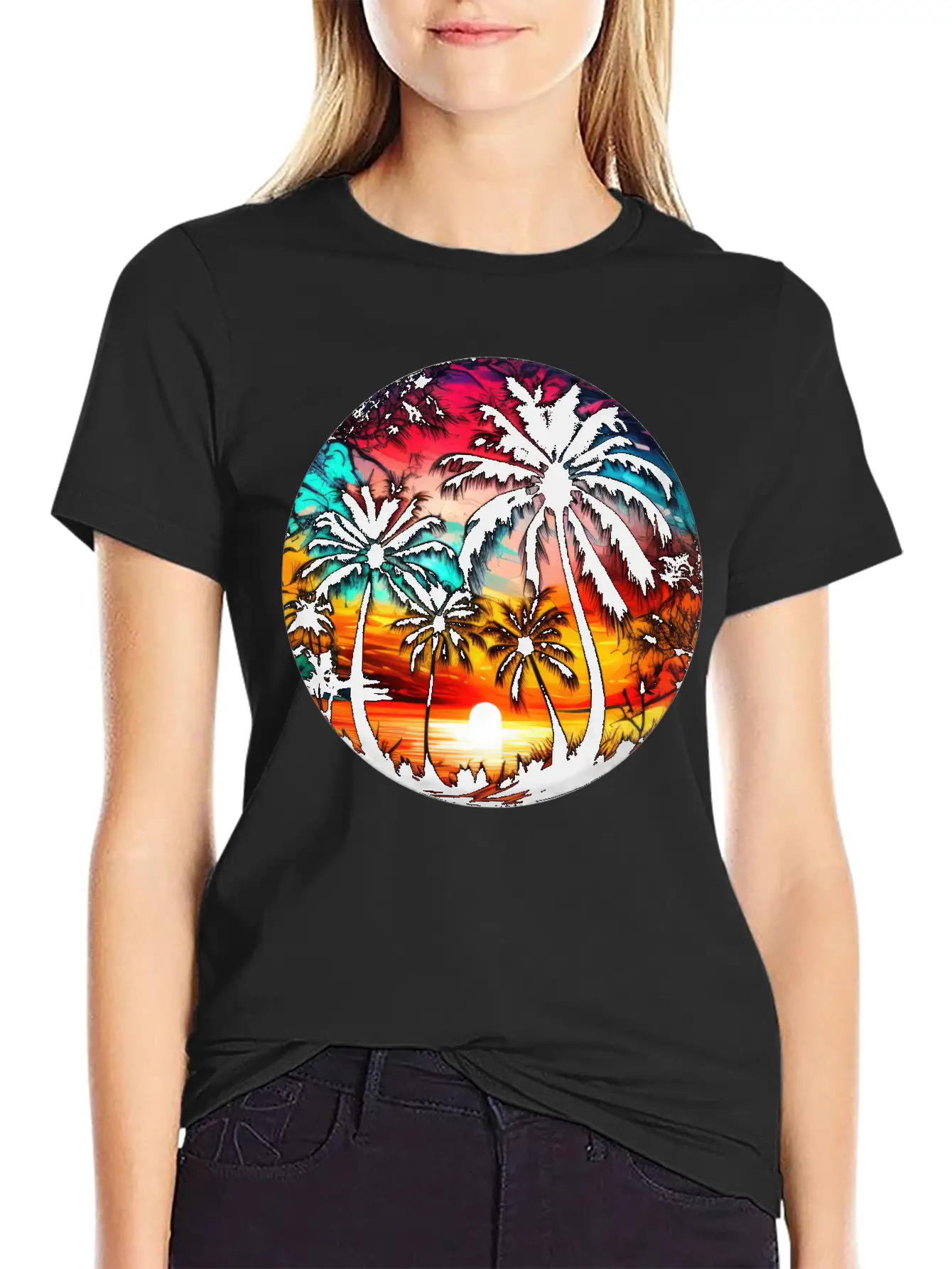 Retro Sunset Timeless Short Sleeve Tee – Comfy And Minimalist Design