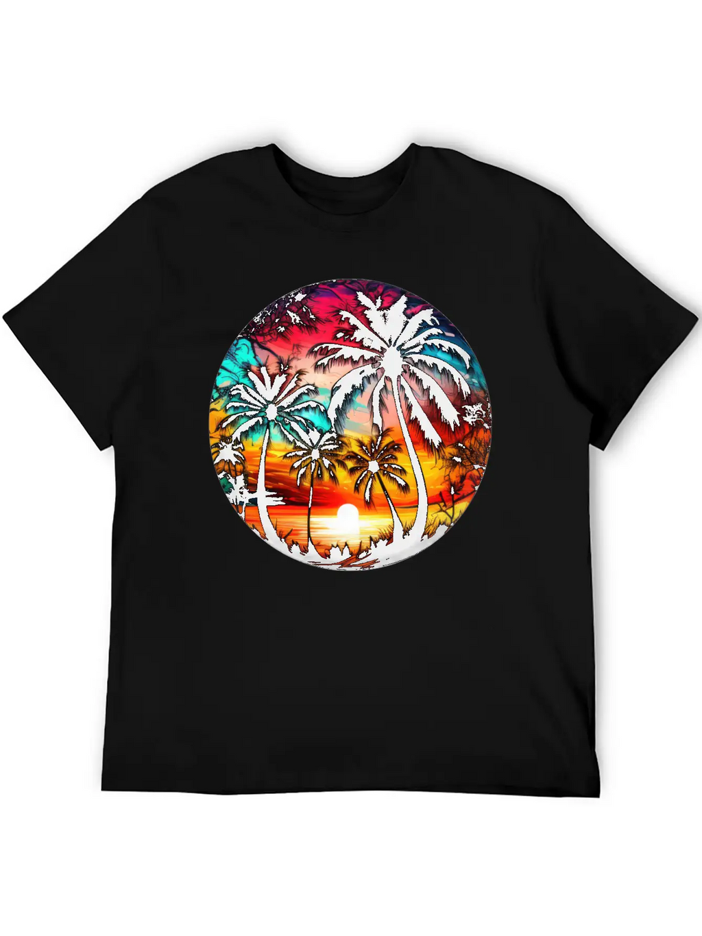 Retro Sunset Timeless Short Sleeve Tee – Comfy And Minimalist Design