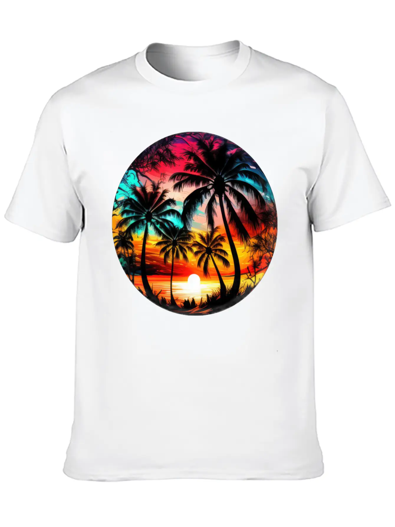 Retro Sunset Timeless Short Sleeve Tee – Comfy And Minimalist Design