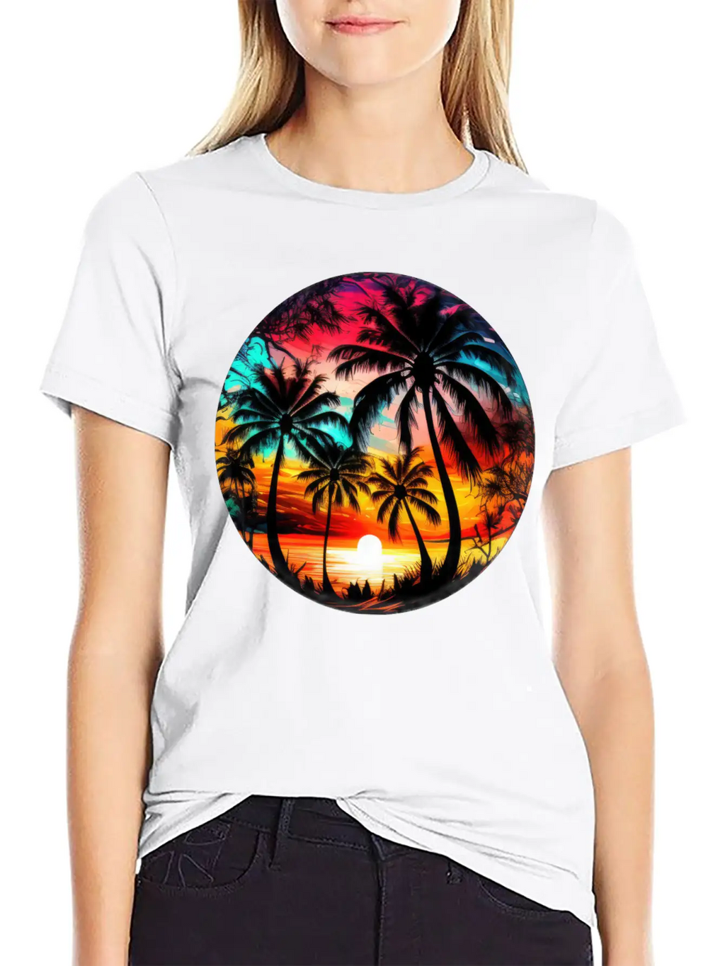 Retro Sunset Timeless Short Sleeve Tee – Comfy And Minimalist Design
