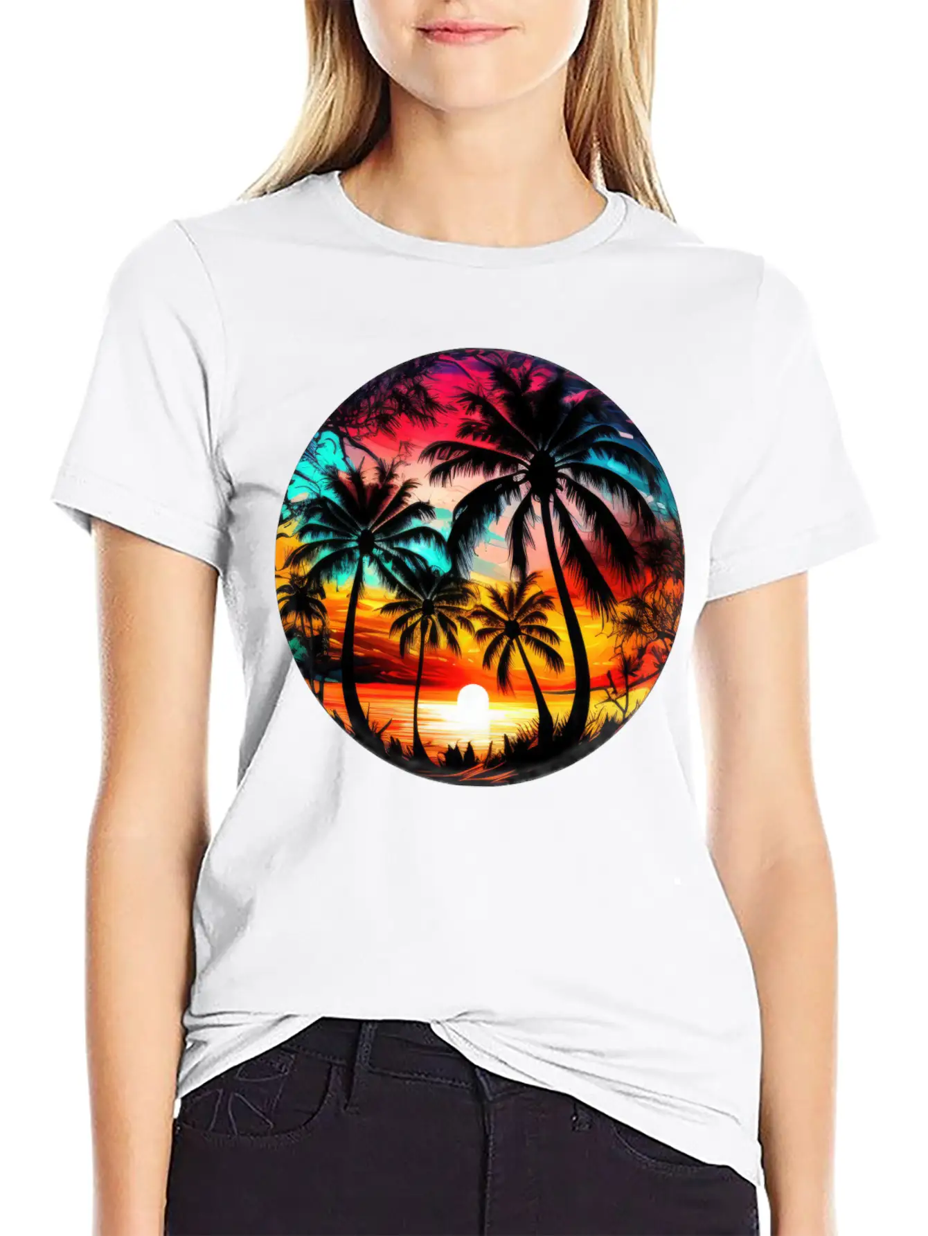 Retro Sunset Timeless Short Sleeve Tee – Comfy And Minimalist Design