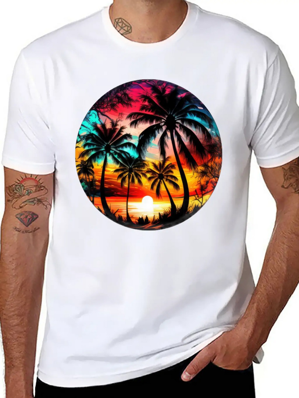 Retro Sunset Timeless Short Sleeve Tee – Comfy And Minimalist Design