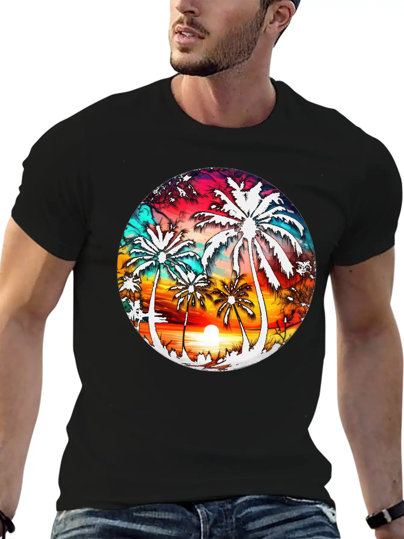 Retro Sunset Timeless Short Sleeve Tee – Comfy And Minimalist Design