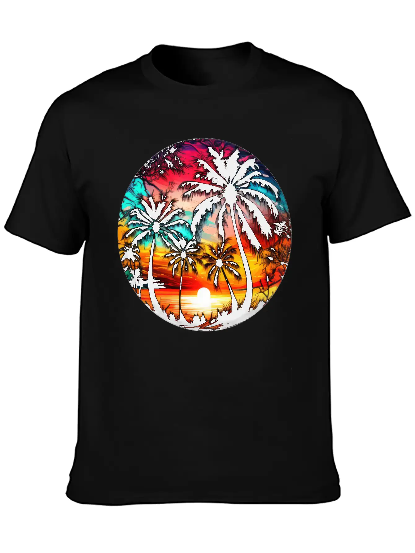 Retro Sunset Timeless Short Sleeve Tee – Comfy And Minimalist Design