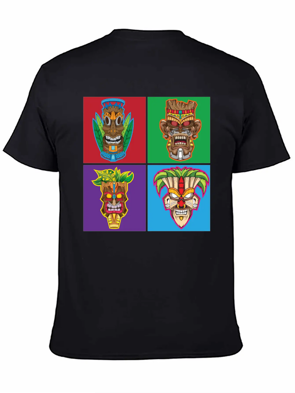 Retro Tiki Hawaii Stylish Everyday T-Shirt – Unisex Basic Cotton Tee