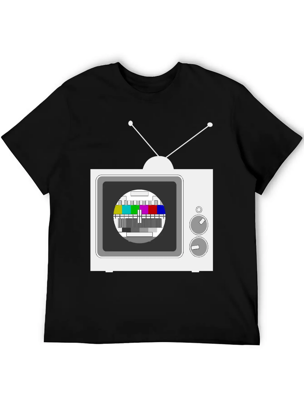 Retro TV Telly Essential Cotton Tee For Daily Outfits – Unisex Style