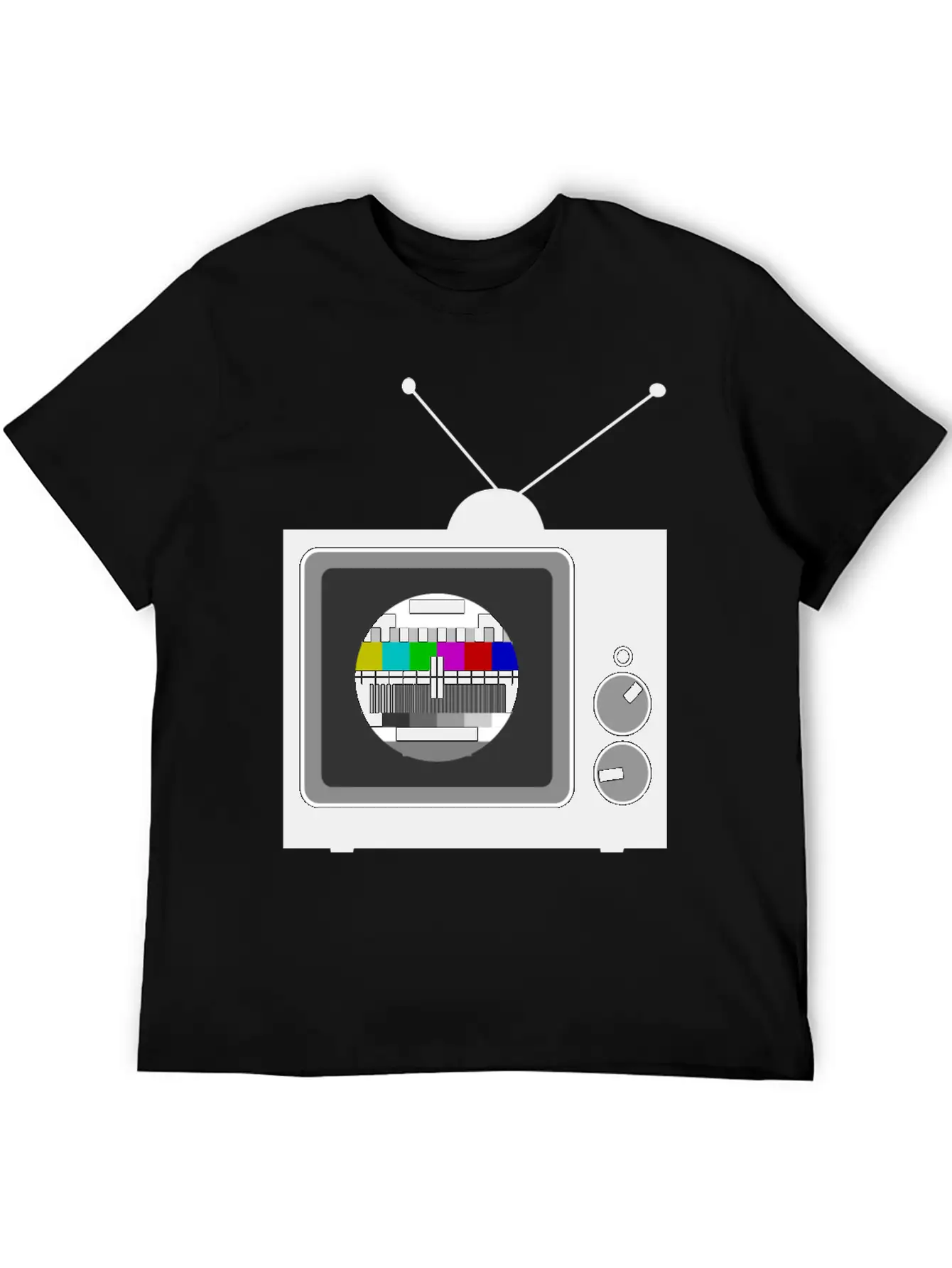 Retro TV Telly Essential Cotton Tee For Daily Outfits – Unisex Style