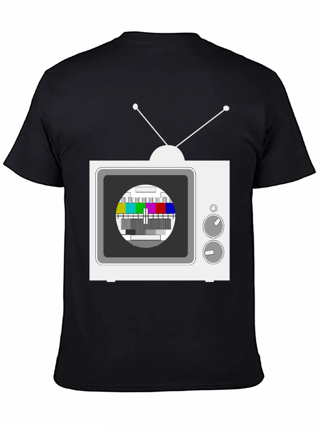 Retro TV Telly Essential Cotton Tee For Daily Outfits – Unisex Style